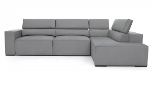 Sofá retrátil e reclinável com canto 3 módulos - 2,95m - sofá Córdoba